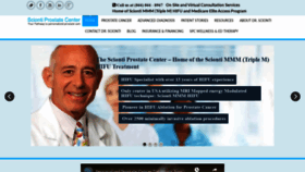 What Sciontiprostatecenter.com website looked like in 2019 (4 years ago)