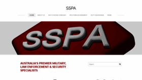 What Sspa.net.au website looked like in 2019 (4 years ago)