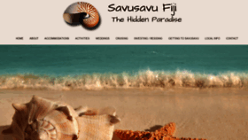 What Savusavu.info website looked like in 2019 (4 years ago)