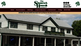 What Shamrockhouse.com website looked like in 2019 (4 years ago)