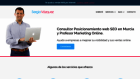 What Sergiovazquez.es website looked like in 2019 (4 years ago)