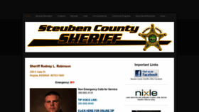 What Steubensheriff.com website looked like in 2019 (4 years ago)