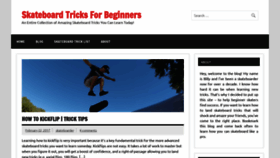 What Skateboardtricksforbeginners.com website looked like in 2019 (4 years ago)