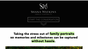 What Shanawatkins.com website looked like in 2019 (4 years ago)