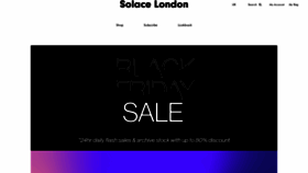 What Solacelondon.com website looked like in 2019 (4 years ago)
