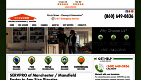 What Servpromanchestermansfield.com website looked like in 2019 (4 years ago)