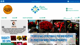 What Stolicakwiatow.pl website looked like in 2019 (4 years ago)
