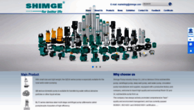 What Shimgewaterpump.com website looked like in 2019 (6 years ago)