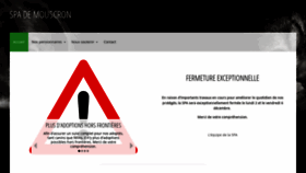 What Spa-mouscron.be website looked like in 2019 (6 years ago)