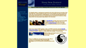 What Sleepnz.co.nz website looked like in 2019 (4 years ago)