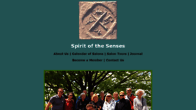 What Spiritofthesenses.org website looked like in 2019 (4 years ago)