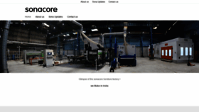 What Sonacore.com website looked like in 2019 (4 years ago)