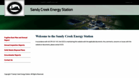 What Sandycreekpower.net website looked like in 2019 (4 years ago)