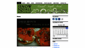 What Snowsquallrestaurant.com website looked like in 2019 (4 years ago)