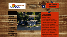 What Sunsetcoveresort.com website looked like in 2019 (4 years ago)