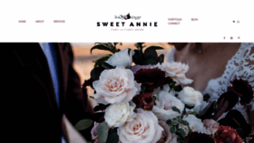 What Sweetanniefloraldesign.com website looked like in 2019 (4 years ago)