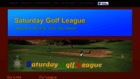 What Saturdaygolfleague.com website looked like in 2019 (4 years ago)