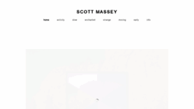 What Scottmassey.ca website looked like in 2019 (4 years ago)