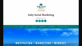 What Saltysocialmktg.com website looked like in 2019 (4 years ago)