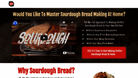 What Sourdoughu.com website looked like in 2019 (4 years ago)