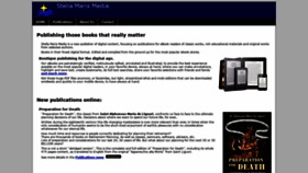 What Stellamarismedia.com website looked like in 2019 (4 years ago)