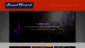 What Soundwizard.biz website looked like in 2019 (4 years ago)