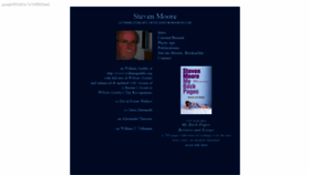 What Stevenmoore.info website looked like in 2019 (4 years ago)