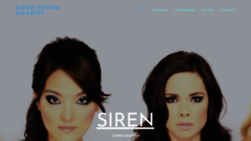 What Sirenstringquartet.com website looked like in 2019 (4 years ago)