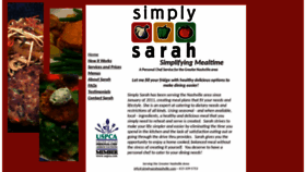 What Simplysarahnashville.com website looked like in 2019 (4 years ago)