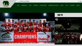 What Srilankarugby.lk website looked like in 2019 (4 years ago)