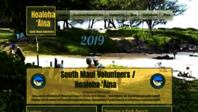 What Southmauivolunteers.com website looked like in 2019 (4 years ago)
