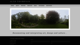 What Seththompson.info website looked like in 2019 (4 years ago)