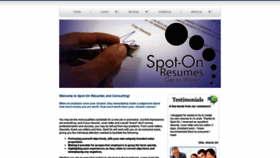 What Spotonconsulting.com website looked like in 2019 (4 years ago)