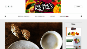 What Sigfridofruit.com website looked like in 2019 (4 years ago)