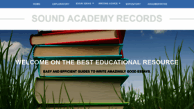What Soundacademyrecords.com website looked like in 2019 (4 years ago)