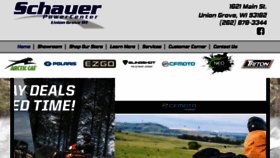 What Schauerpower.com website looked like in 2019 (4 years ago)
