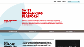 What Swissbiobanking.ch website looked like in 2019 (4 years ago)