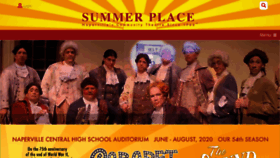 What Summerplacetheatre.org website looked like in 2019 (4 years ago)