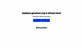 What Staidans-gresham.org website looked like in 2019 (4 years ago)