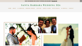 What Santabarbaraweddingdjs.com website looked like in 2019 (5 years ago)