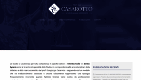 What Studiocasarotto.com website looked like in 2019 (4 years ago)