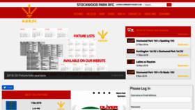 What Stockwoodparkrfc.co.uk website looked like in 2019 (4 years ago)
