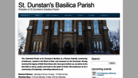 What Stdunstanspei.com website looked like in 2019 (4 years ago)