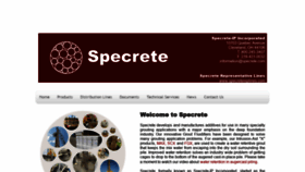 What Specrete.com website looked like in 2019 (4 years ago)