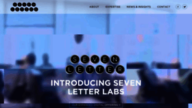 What Sevenletter.com website looked like in 2019 (4 years ago)