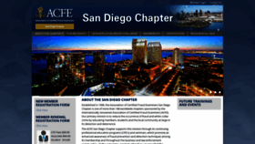 What Sandiegoacfe.org website looked like in 2019 (4 years ago)