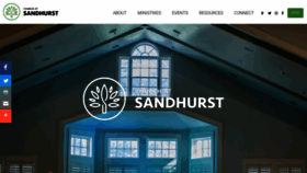 What Sandhurst.net website looked like in 2019 (4 years ago)