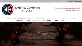 What Smithandcompanyhvac.com website looked like in 2019 (4 years ago)