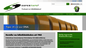 What Supertape.de website looked like in 2019 (4 years ago)