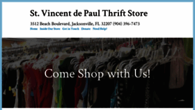 What Svdpjaxthriftstore.com website looked like in 2019 (4 years ago)